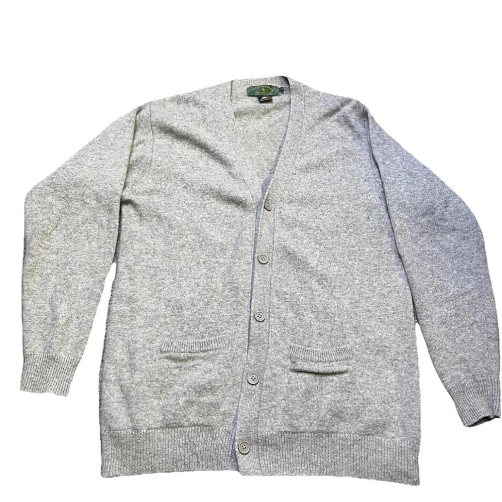 VTG Santa Barbara Racquet Club‎ By Ralph Lauren Wool Knit Cardigan  V Neck